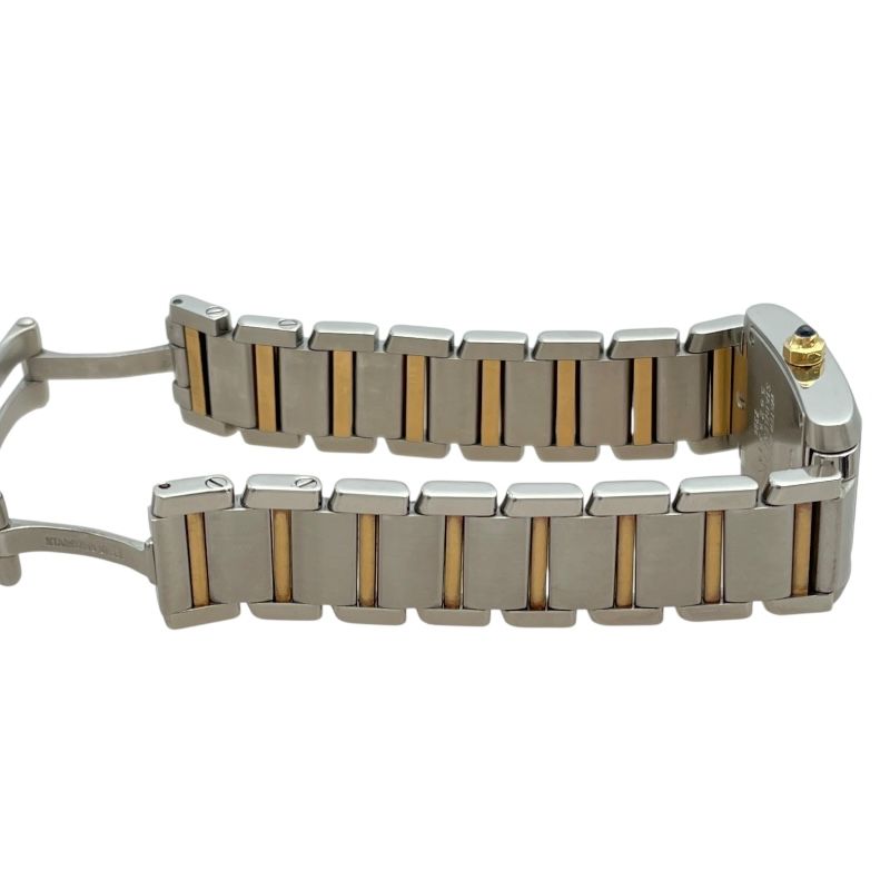 Cartier Tank Française SM W51007Q4 - Exquisite White Gold & Steel Timepiece