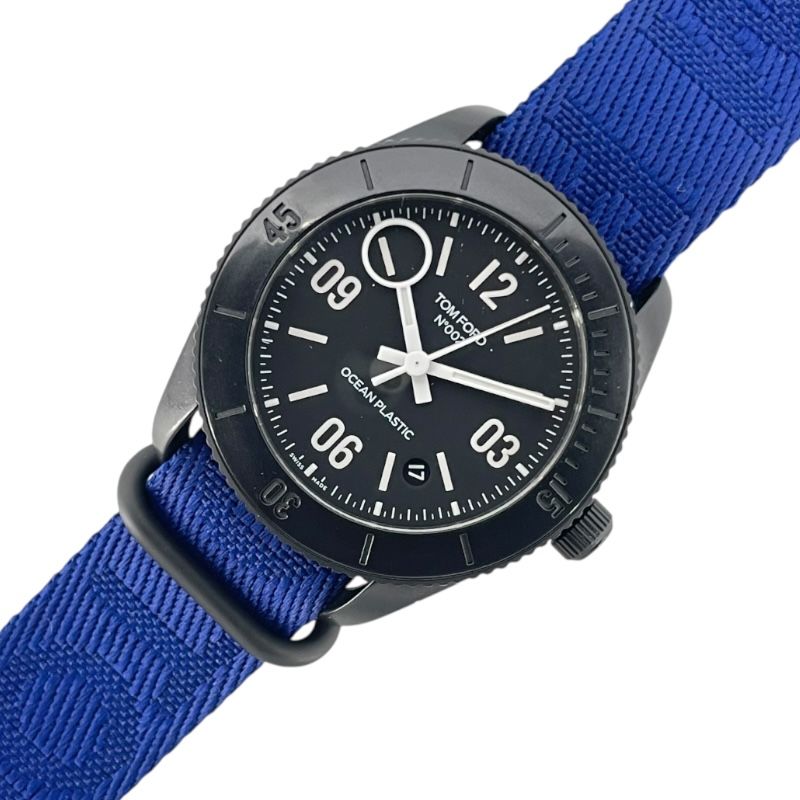 TOM FORD N.002 Ocean Plastic Automatic Men's Watch - Black