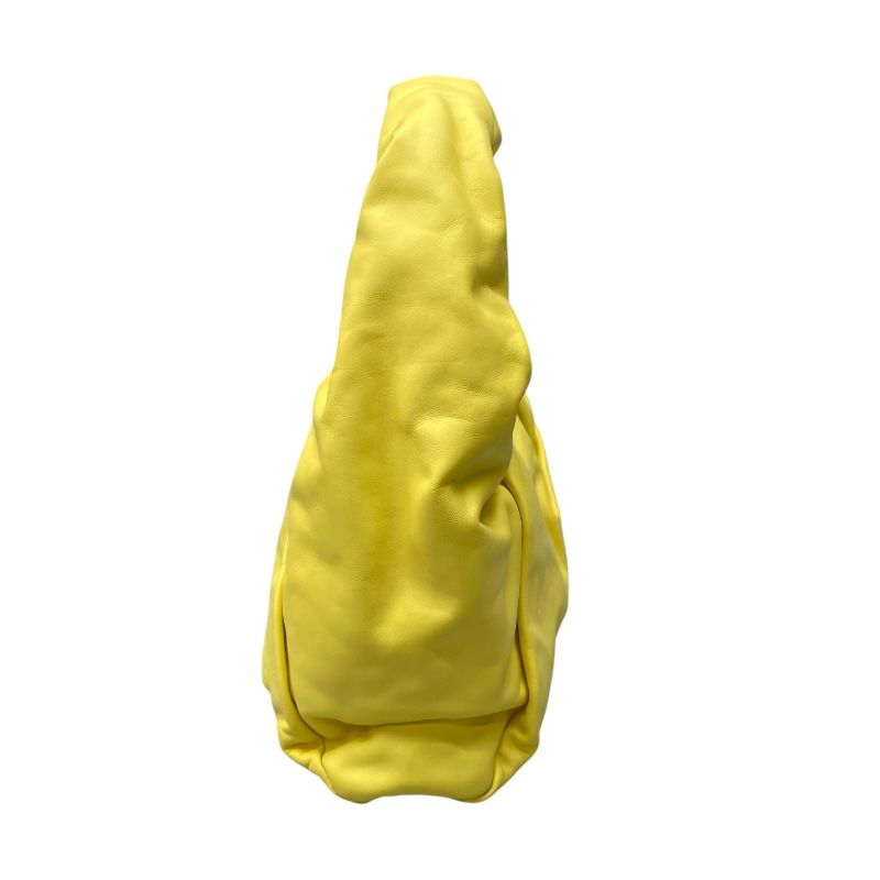 Bottega Veneta Yellow Leather Hobo Shoulder Bag - Exquisite Craftsmanship