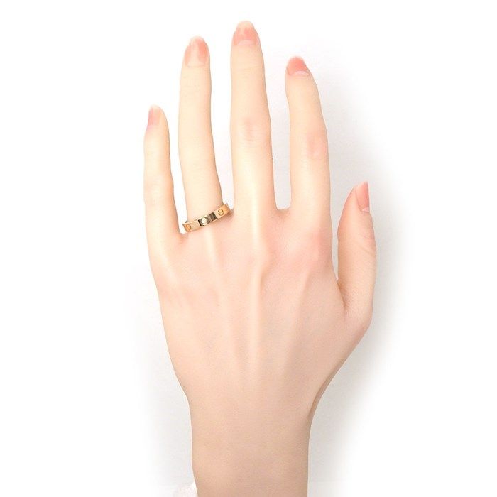 Cartier Love Ring Small Model with Diamond in K18 Pink Gold