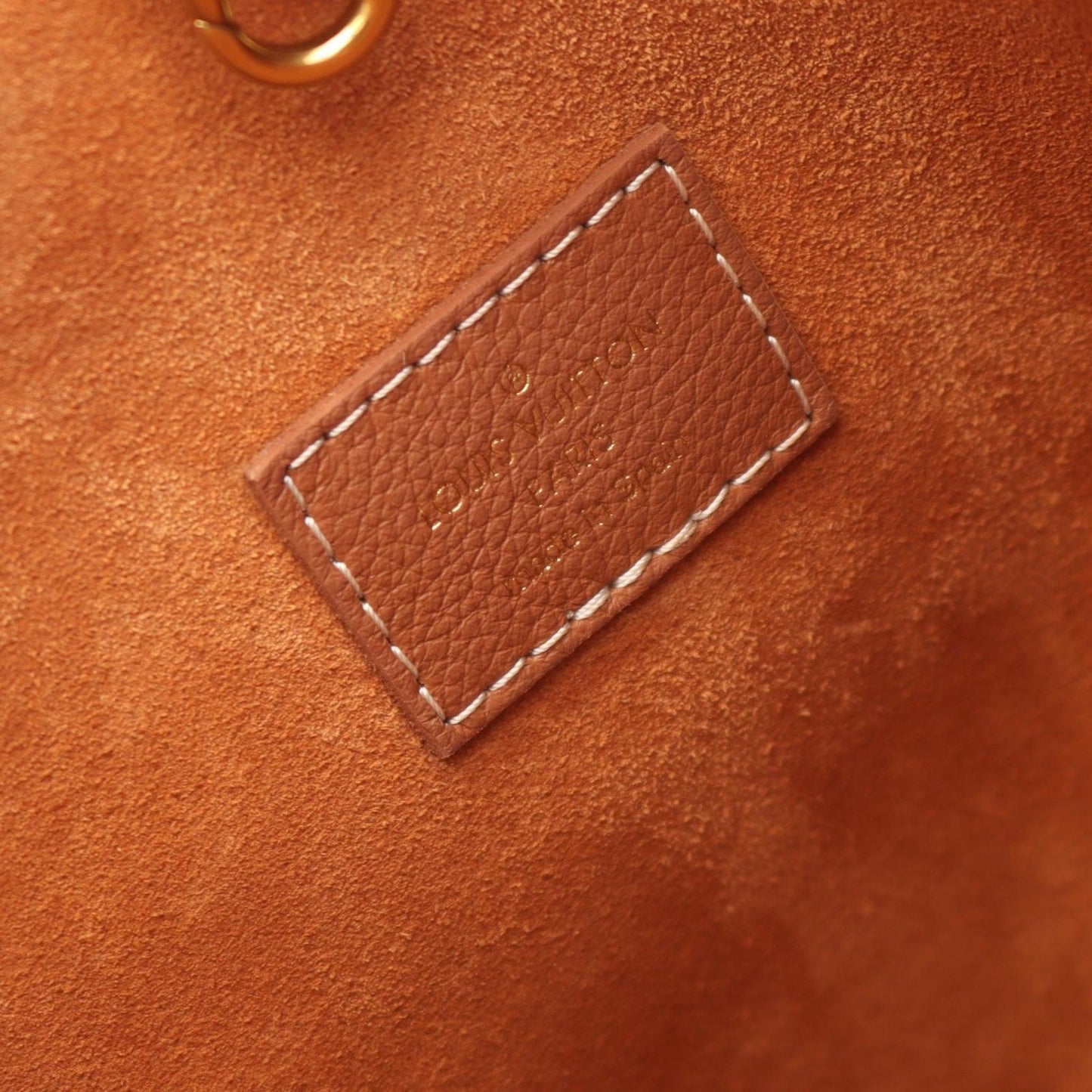 Louis Vuitton Rucky Hobo MM Shoulder Bag in Cognac Leather