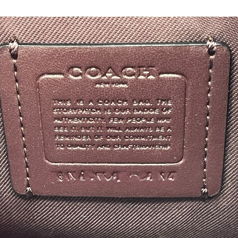 COACH Black/Gray Canvas Shoulder Bag - Timeless Elegance