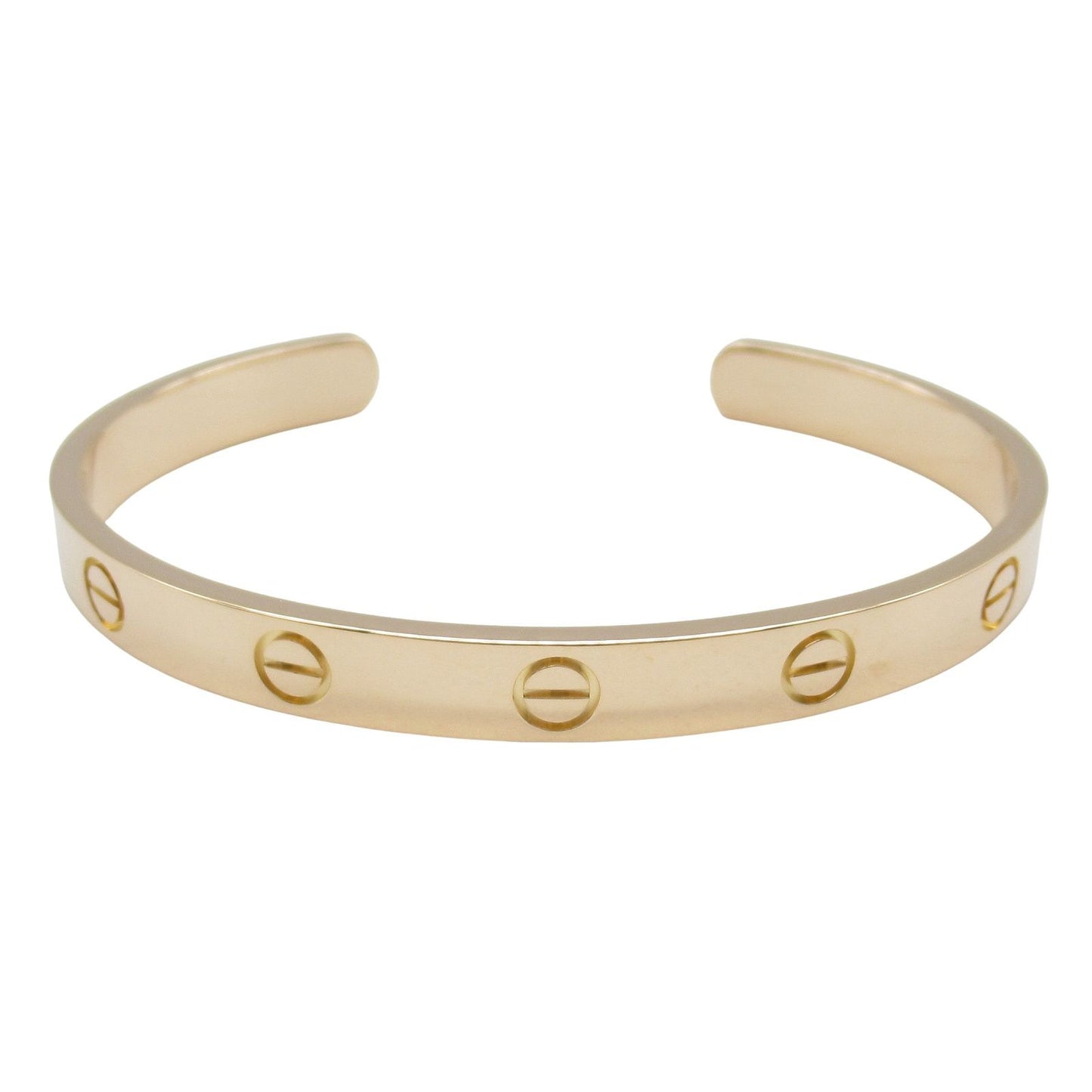 CARTIER Love Open Bracelet in K18 Pink Gold - 15.5cm
