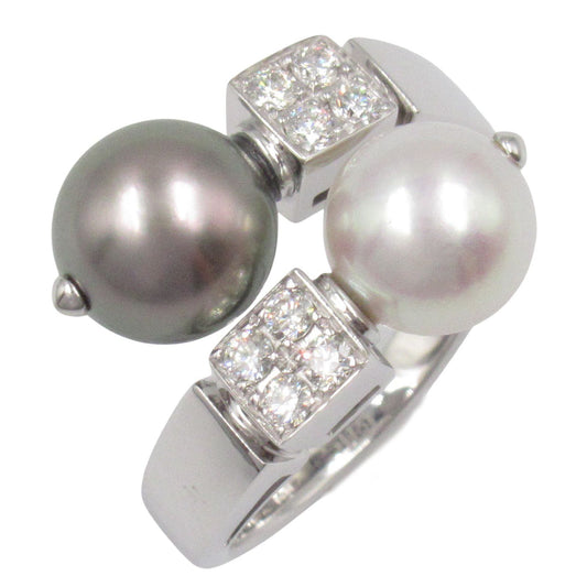 BVLGARI Lucia Pearl Diamond Ring in 18K Pink Gold