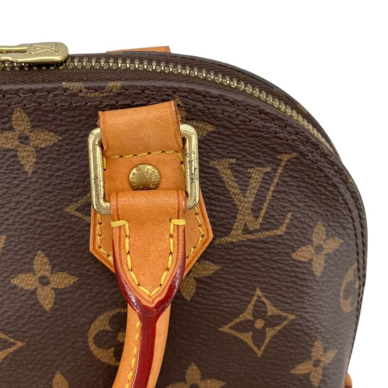 Louis Vuitton Alma BB Monogram Canvas Shoulder Bag - Brown