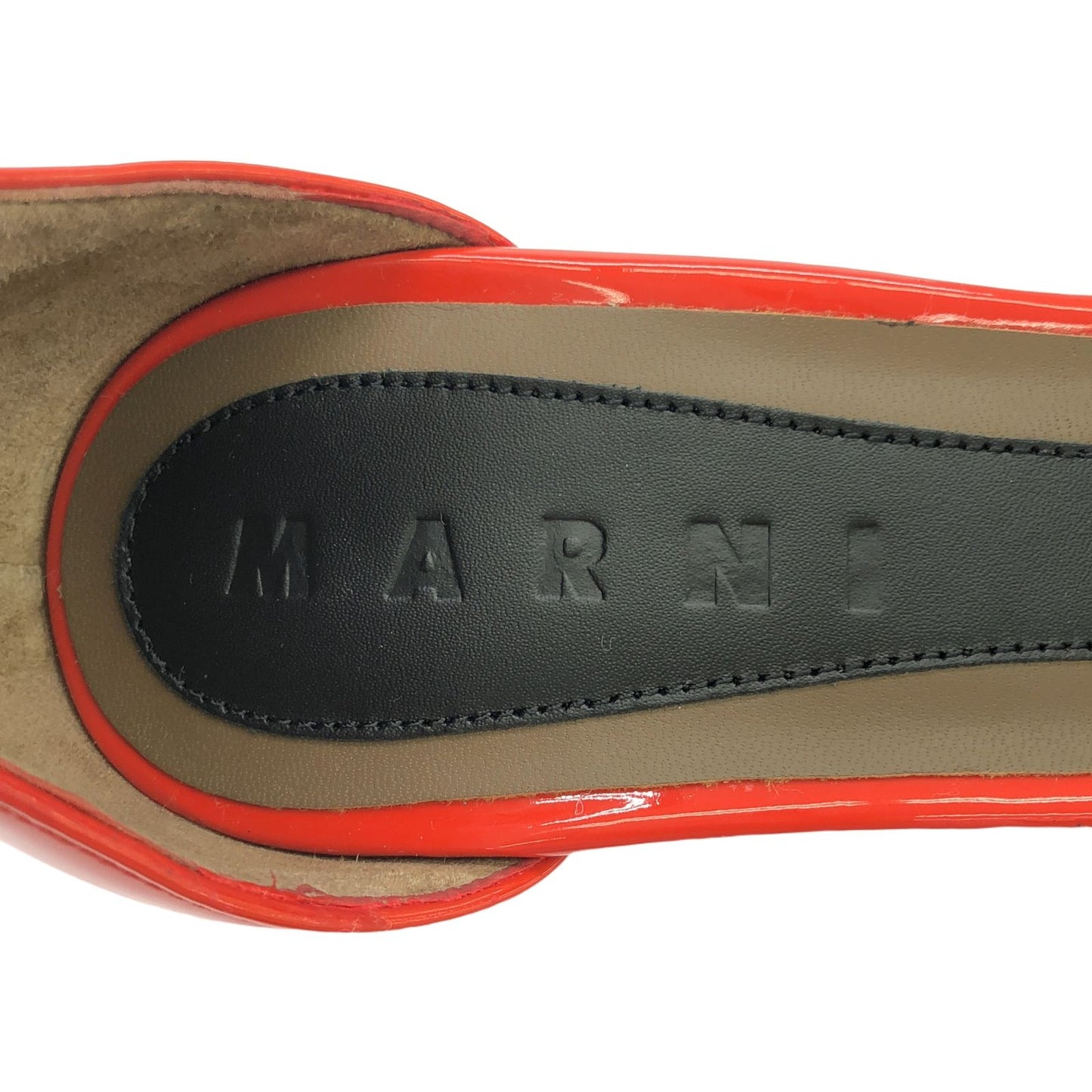 MARNI Orange Patent Leather Pumps - Timeless Elegance