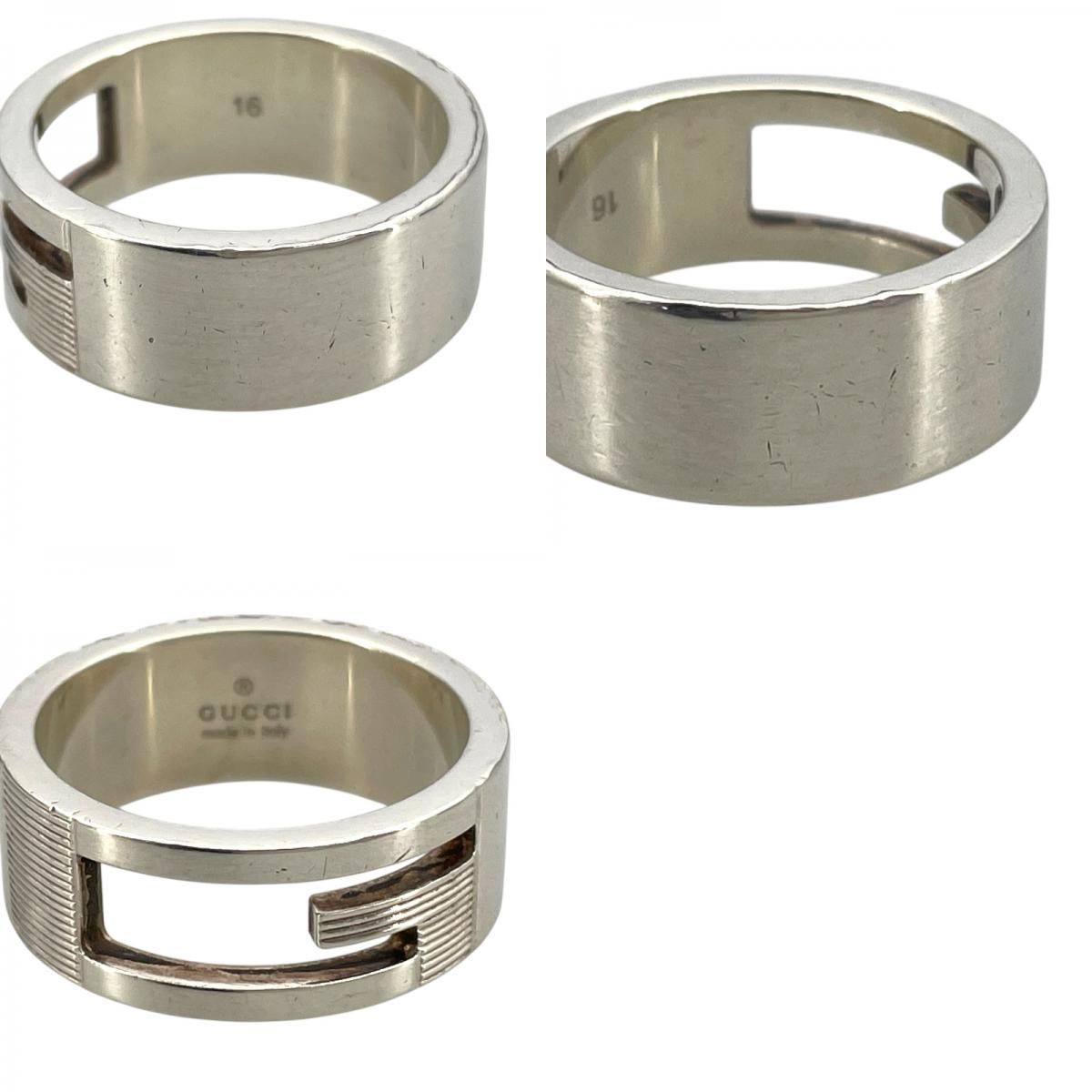 GUCCI Cutout G Ring in Silver - Unisex Luxury Jewelry