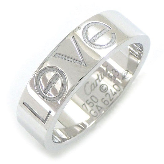 Cartier Love Ring 2006 Christmas Edition K18WG Size 13