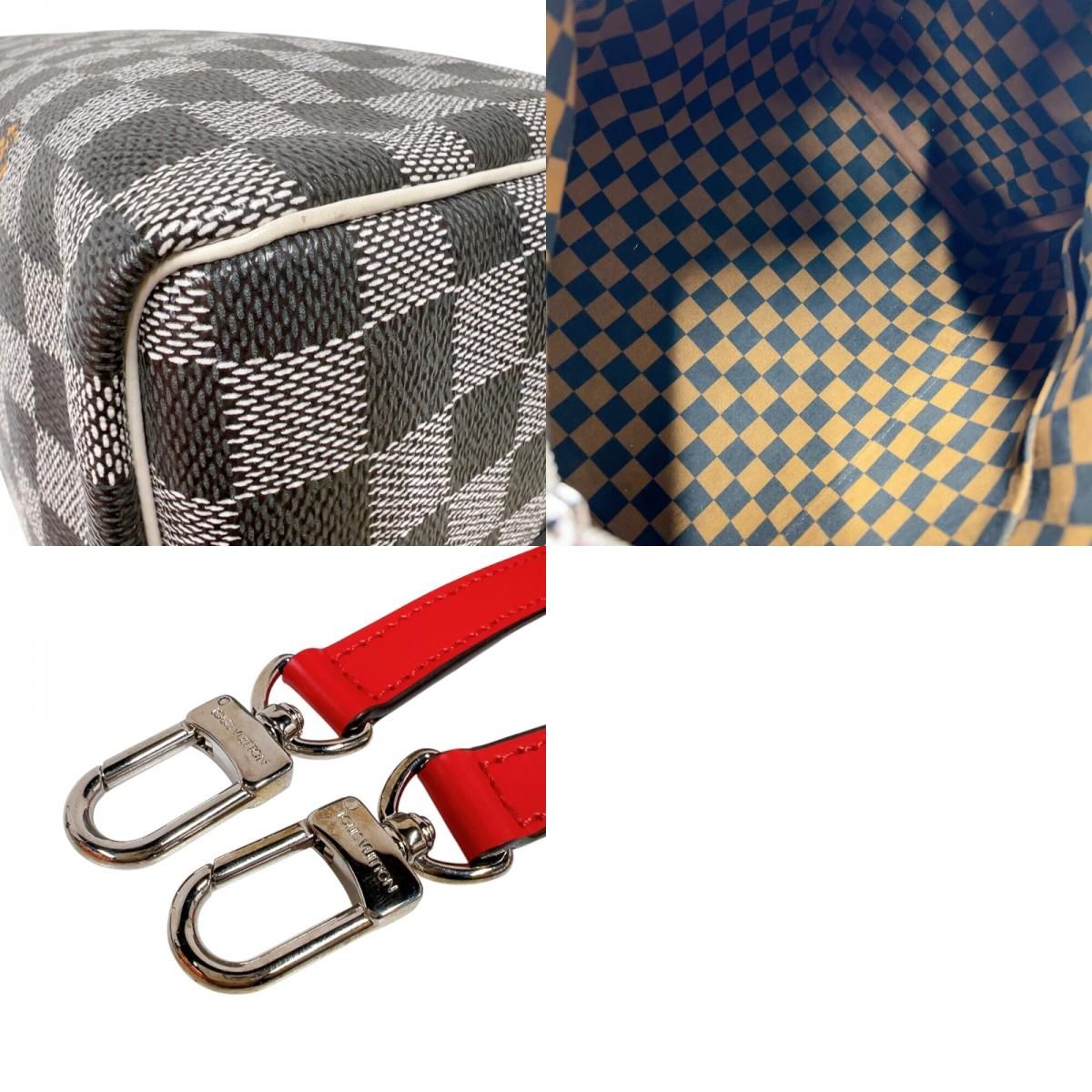 Louis Vuitton Speedy Bandoulière 30 - Monogram Canvas in Grey/Red/Green