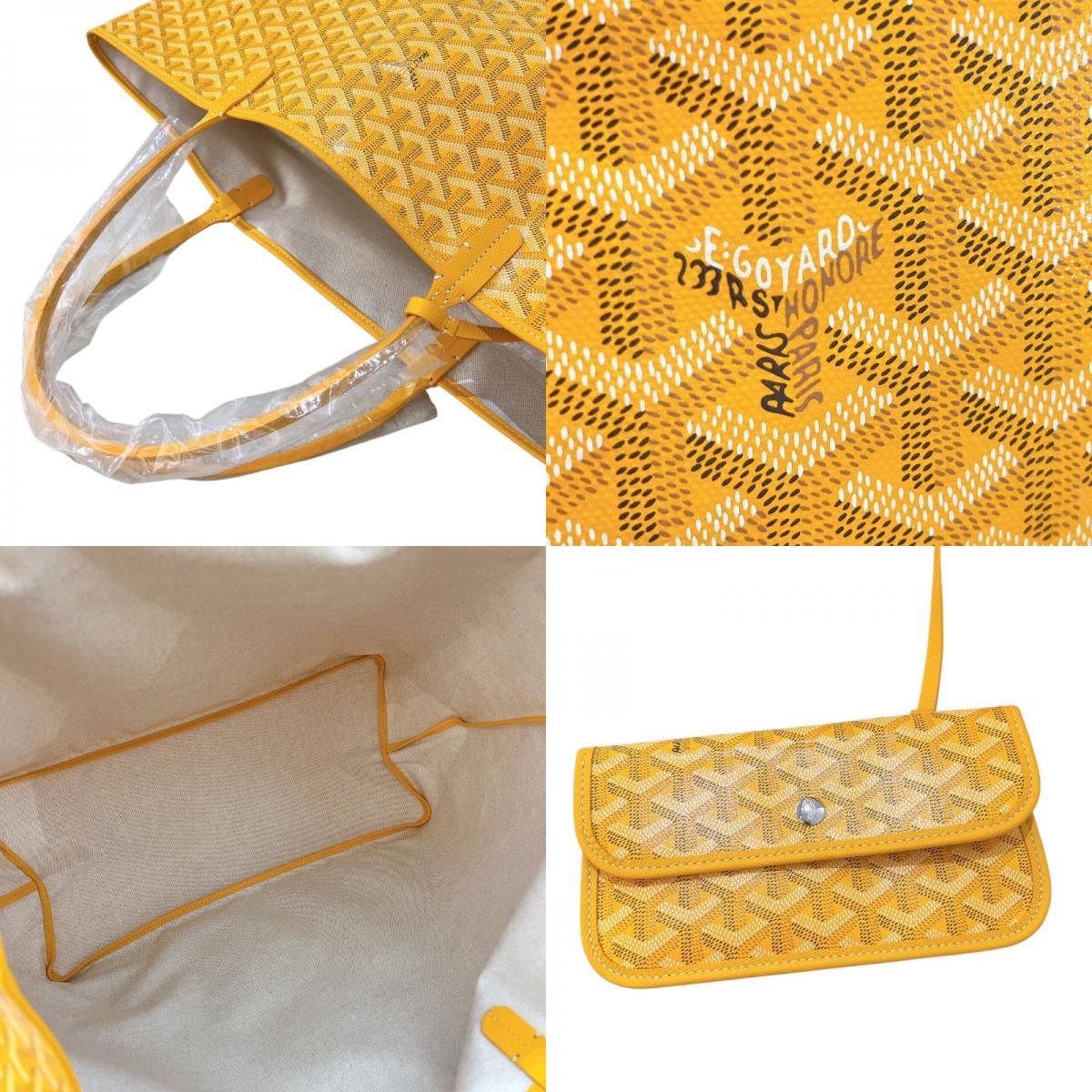 Goyard Saint Louis GM Yellow Tote Bag - Iconic Luxury Canvas
