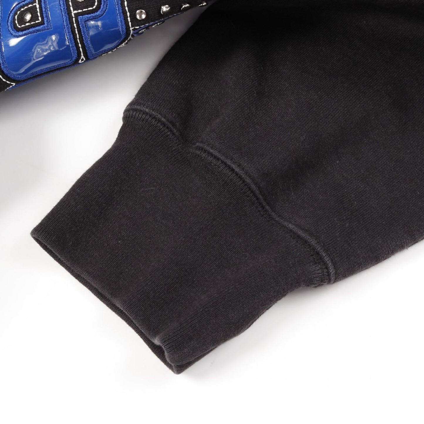 Supreme Pharaoh Studded Hooded Sweatshirt - Black Cotton, Size L