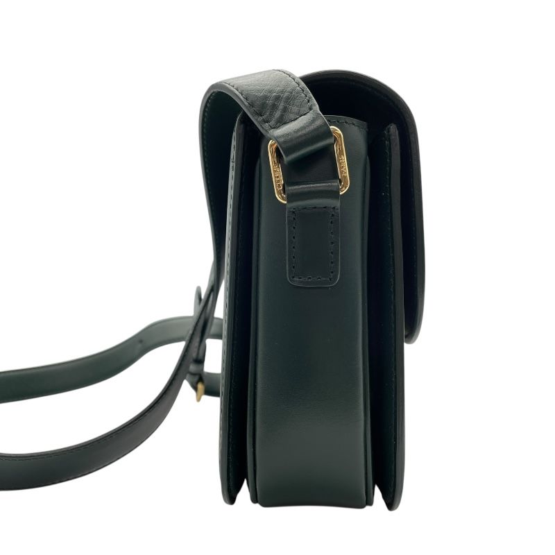 CELINE Classic Triomphe Bag in Amazon Shiny Calfskin