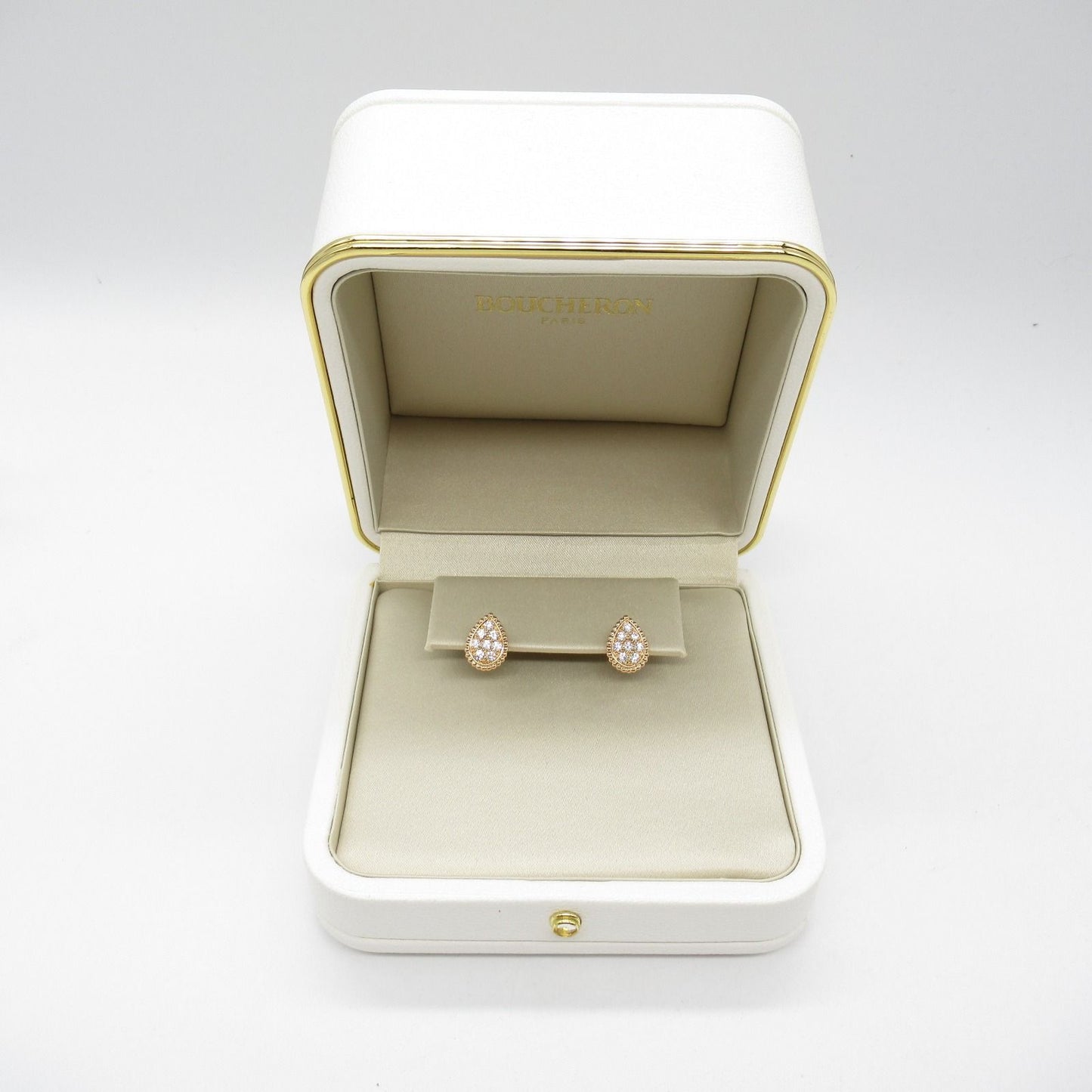 Boucheron Serpent Bohème Small Diamond Earrings in 18K Pink Gold