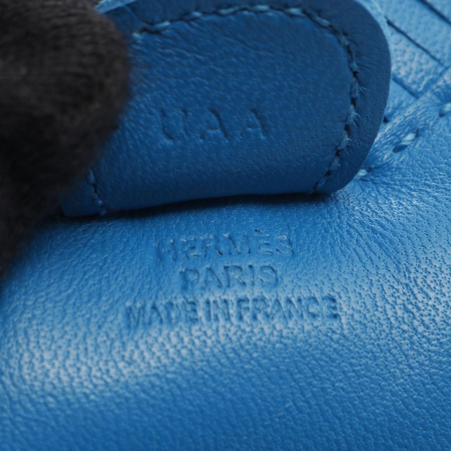 HERMES Rodeo PM Charm in Blue Zanzibar - Exquisite Craftsmanship