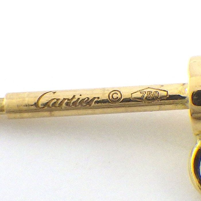 Cartier Panthère Ball Swing Drop Earrings in Tri-Color Gold with Diamonds