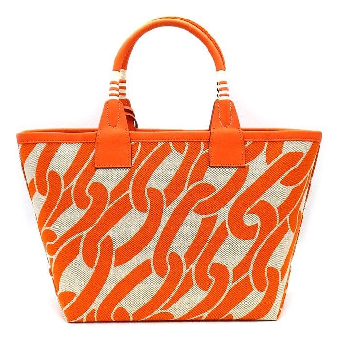 HERMES Steeple 25 Handbag - Exquisite Orange Mini-An Canvas