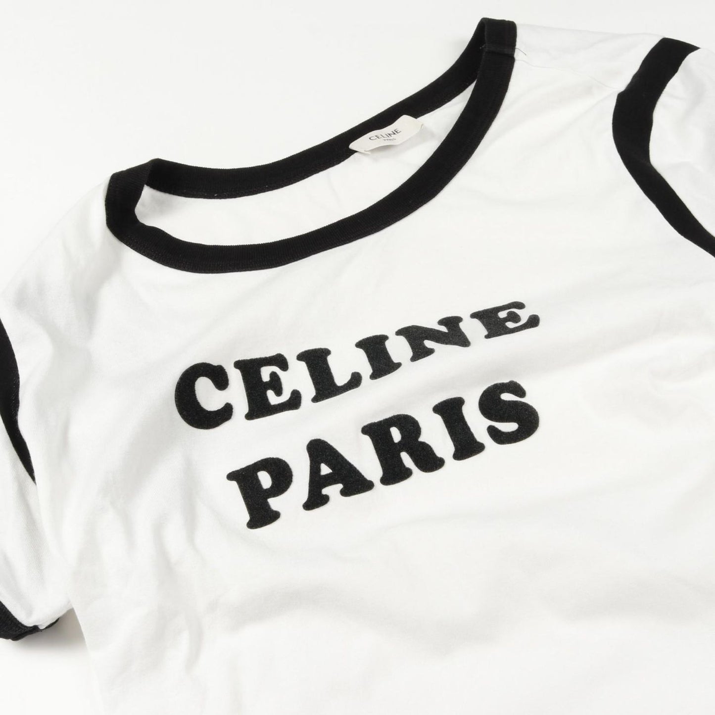 CELINE Boxy Cotton T-Shirt in White - Timeless Elegance