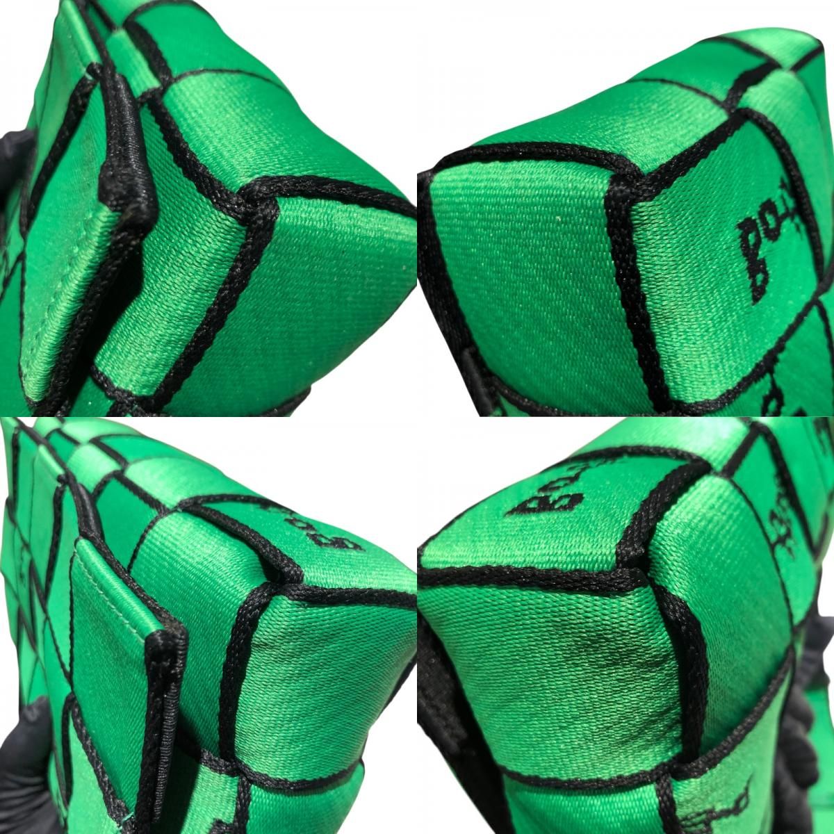 Bottega Veneta Webbing Cassette Shoulder Bag - Green/Black/Silver