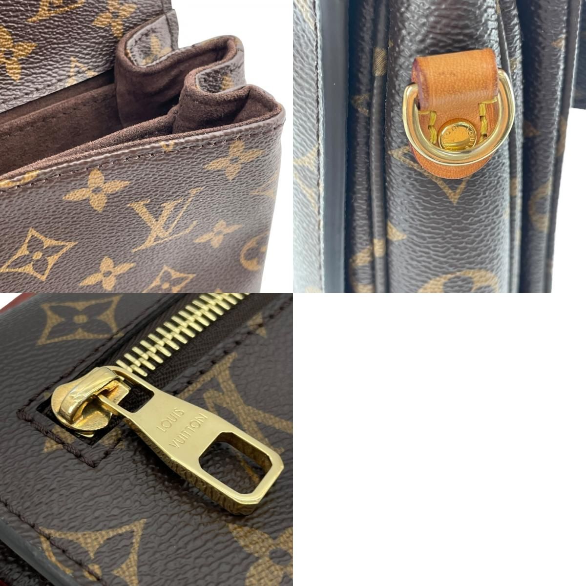 Louis Vuitton Pochette Métis MM Monogram Canvas Shoulder Bag