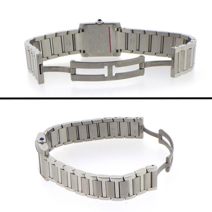 Cartier Tank Française SM WSTA0065 Silver Dial Luxury Watch
