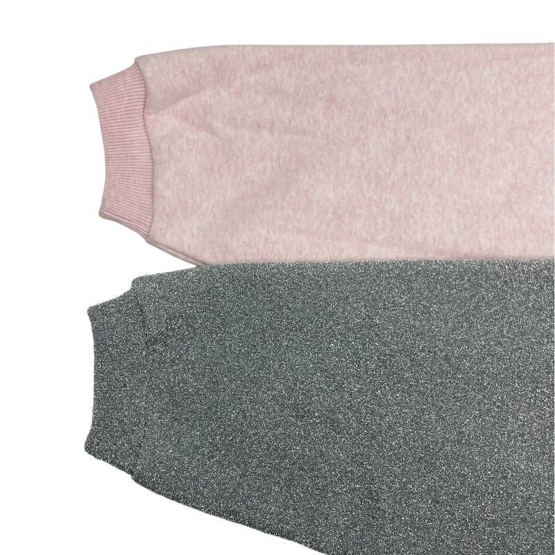 Christian Dior × ERL Glitter Mix Sweat Hoodie - Pink & Silver