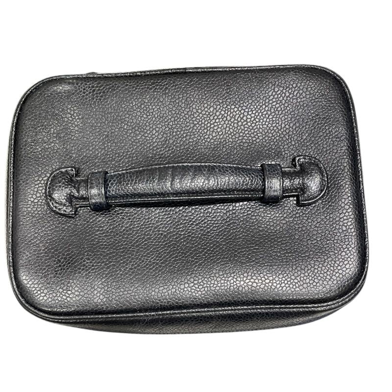 CHANEL Coco Mark Vanity Bag A01997 - Black Caviar with Gold Hardware