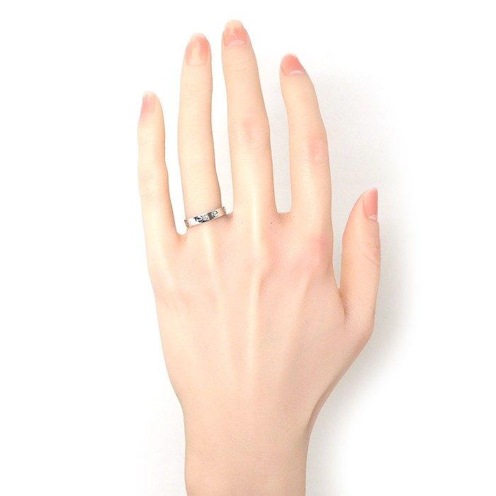 Cartier Love Ring Small Model in 18K White Gold - Size 11