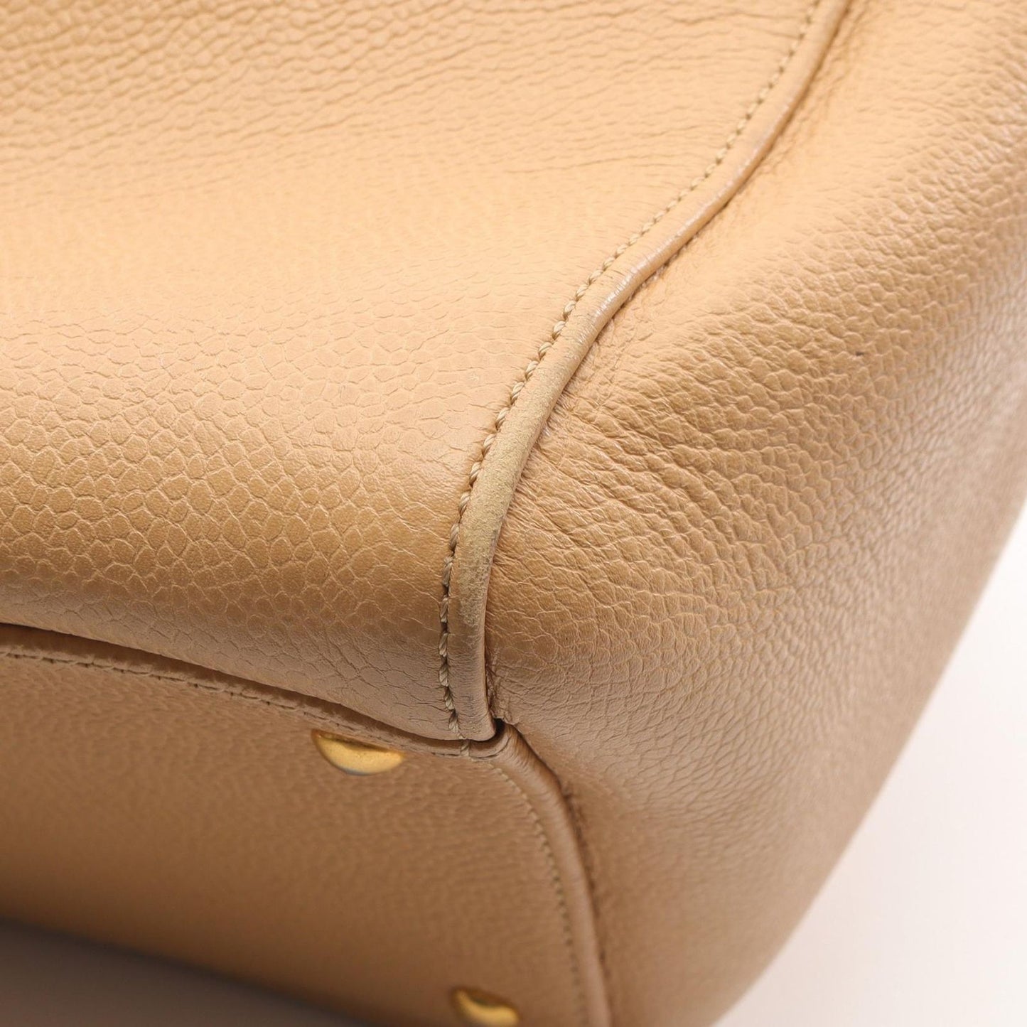 CHANEL Coco Mark Tote Bag in Beige Calfskin - Timeless Elegance