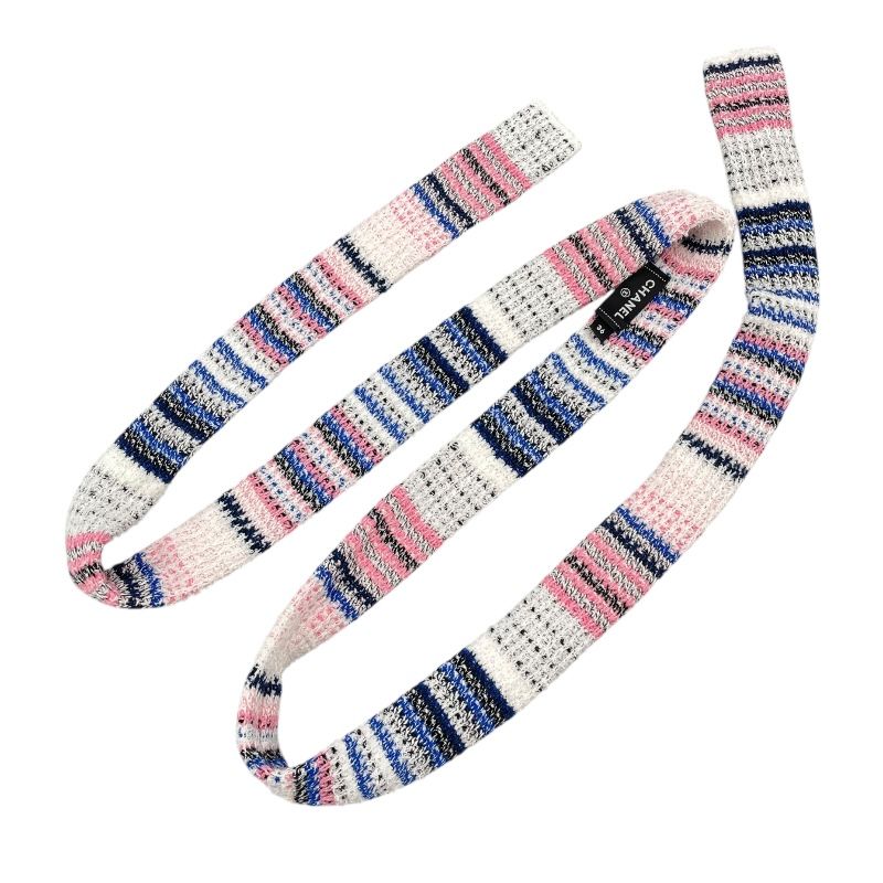 CHANEL Belted Knit Cardigan P77112 - Multicolor Cotton for Women