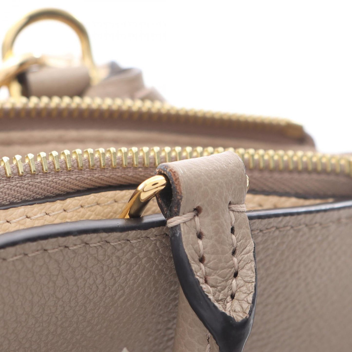 Louis Vuitton Petit Palais PM Monogram Empreinte Handbag - Cream