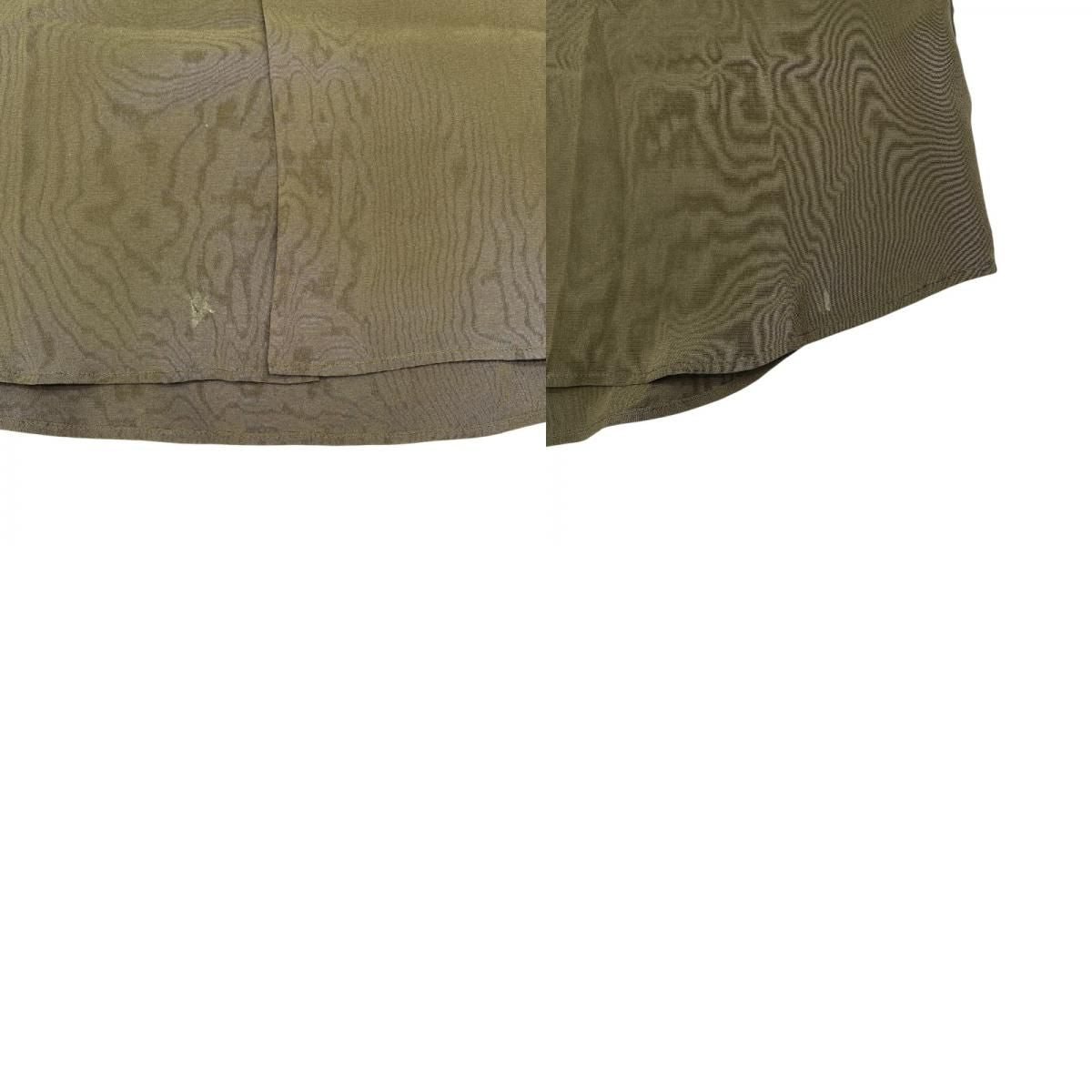 PRADA Bi-Color Silk Shirt in Khaki - UCM962