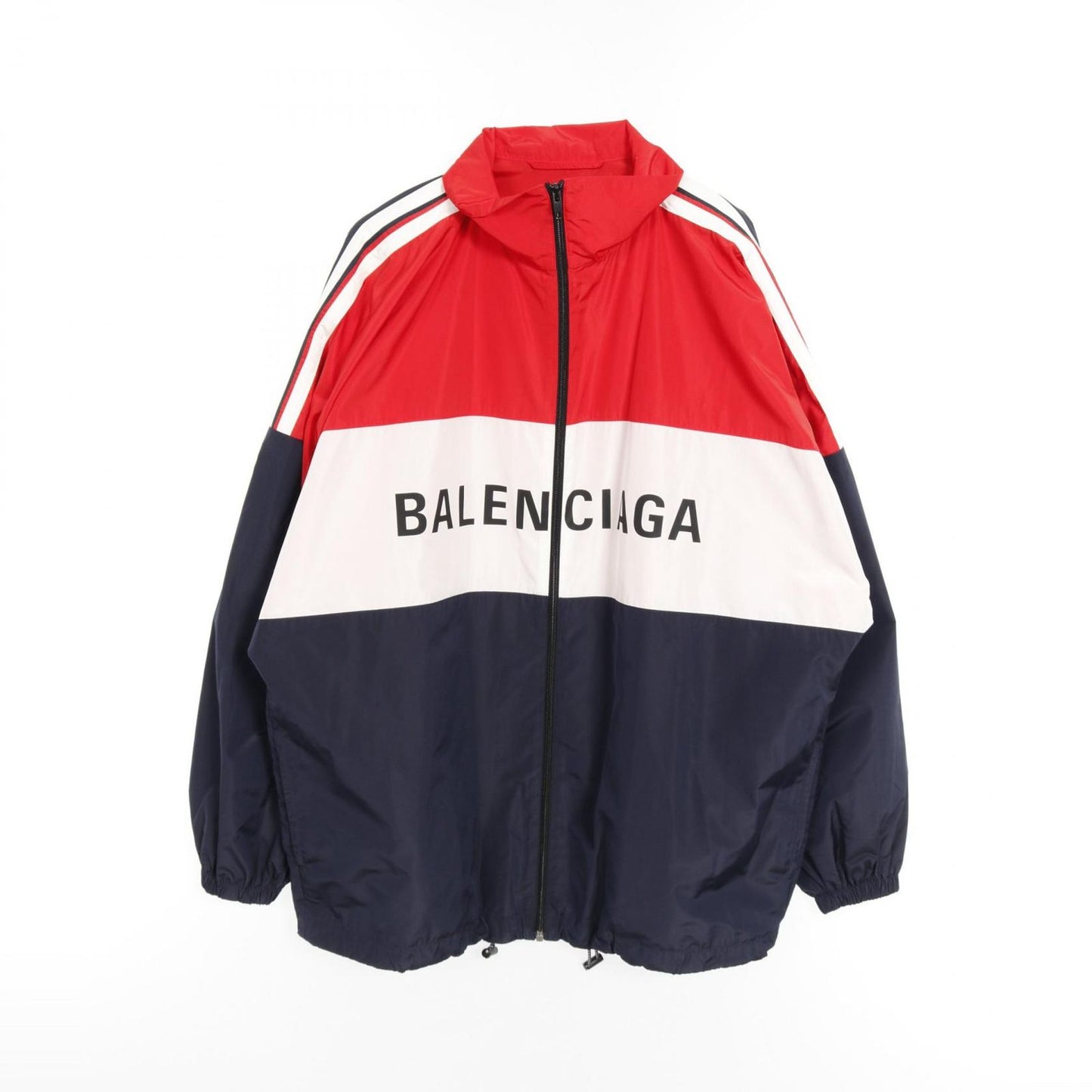 BALENCIAGA Logo Print Nylon Jacket - Exclusive Unisex Design