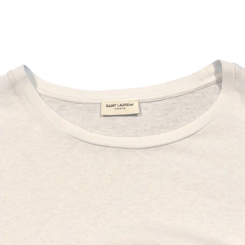 SAINT LAURENT Cotton Printed T-Shirt - Exclusive Men's Fashion