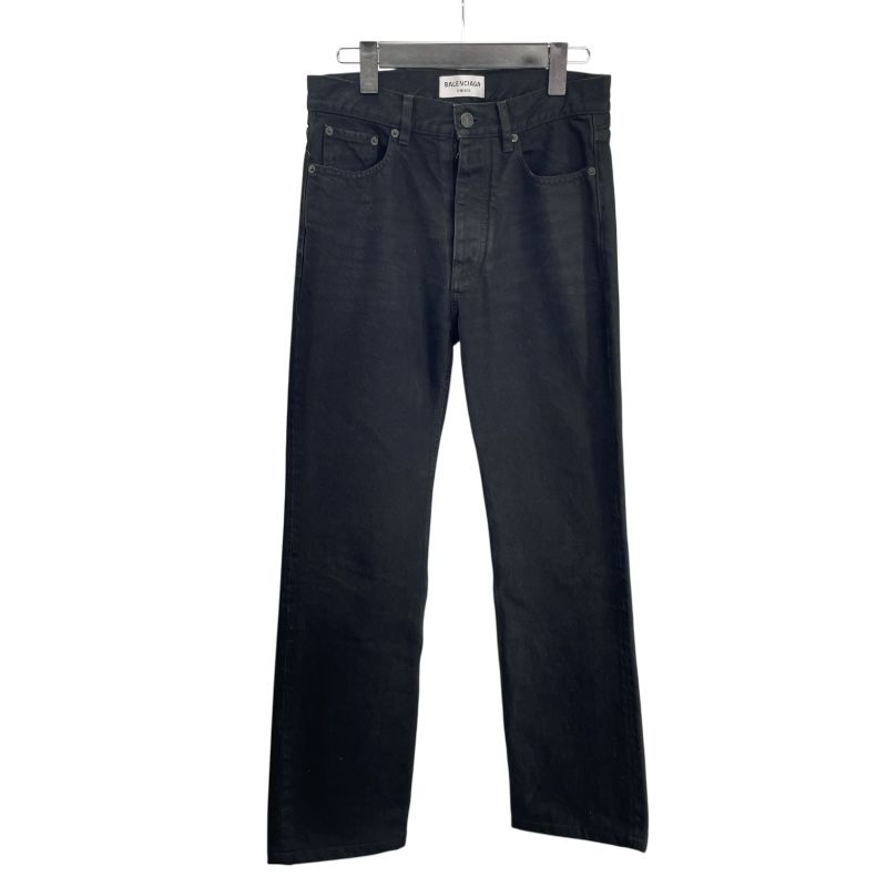 Balenciaga Black Denim Pants - Unisex, Timeless Elegance