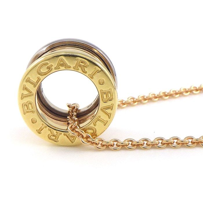 BVLGARI B-zero1 Perfect Mistake Necklace in Tri-Color Gold