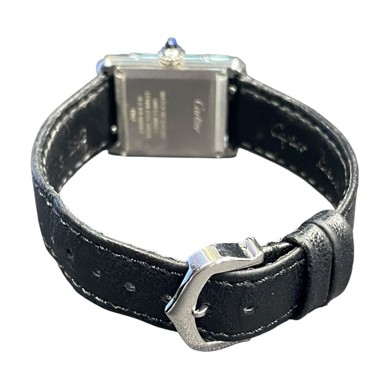 Cartier Tank Must WSTA0060 Stainless Steel & Leather Men's Watch