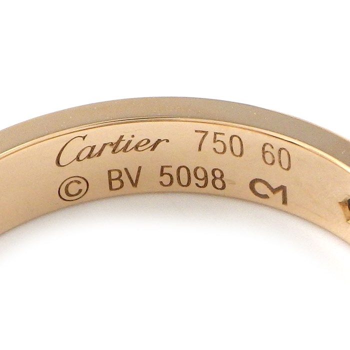 Cartier Love Ring Small Model with Diamond in K18 Pink Gold