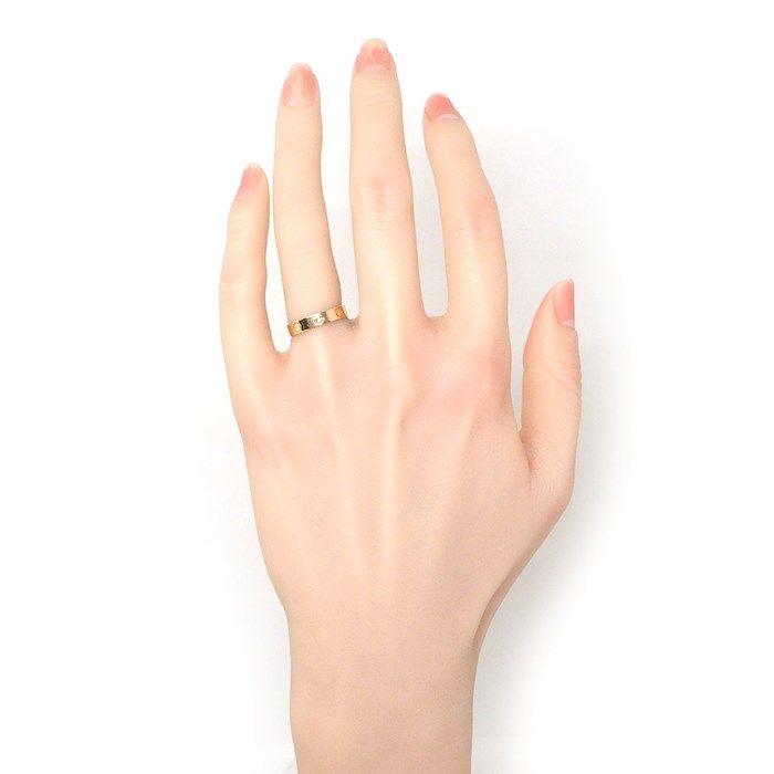 Cartier Love Ring Small Model K18PG - Timeless Elegance