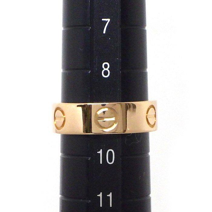 Cartier Love Ring Classic Model B4047100 in K18 Pink Gold