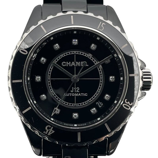 CHANEL J12 38MM H5702 Black Ceramic/SS Men's Watch