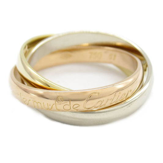 Cartier Trinity Ring in K18 Yellow, White & Pink Gold - Unisex