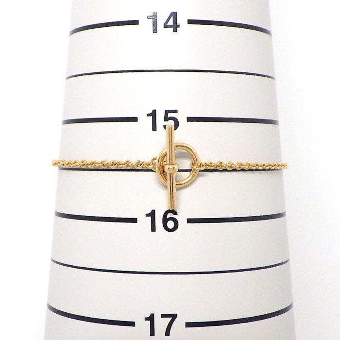 HERMES Mini Punk Chaine d'Ancre Bracelet in K18 Pink Gold