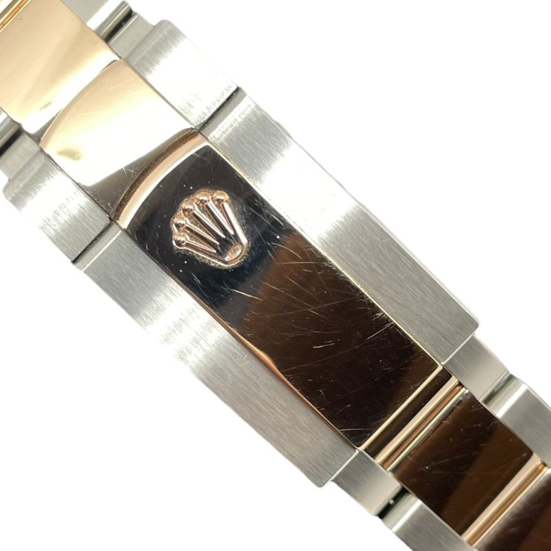 ROLEX Datejust 36 Palm Motif 126201 Ivory K18PG/SS Men's Watch