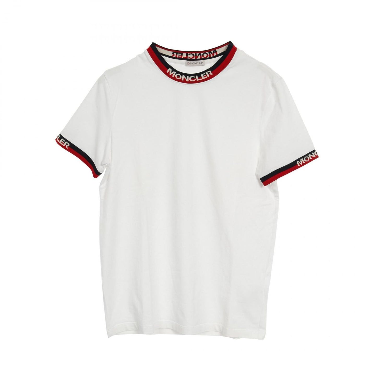MONCLER Cotton T-Shirt in White - Exclusive Luxury Fashion