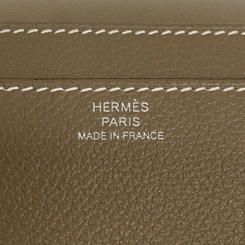 HERMES Constance To Go in Etoupe with Silver Hardware - Exquisite Craftsmanship