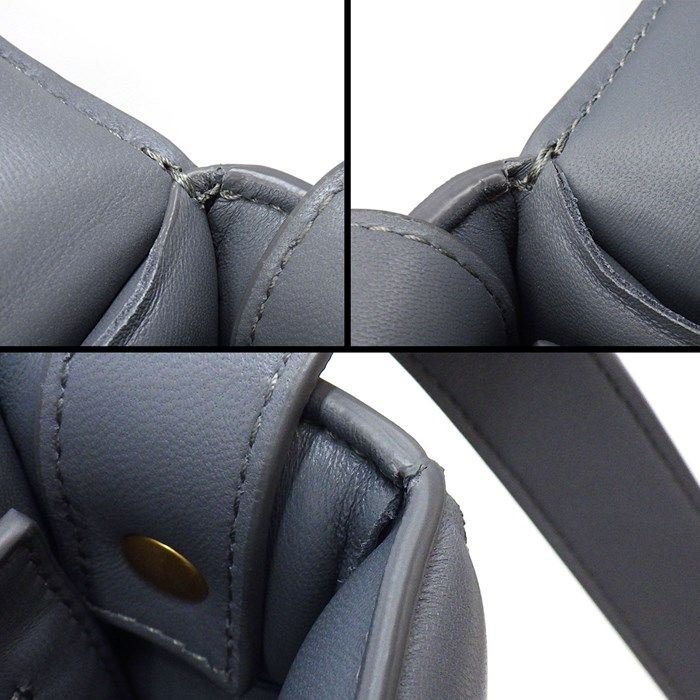 Bottega Veneta Padded Cassette Shoulder Bag in Thunder Gray