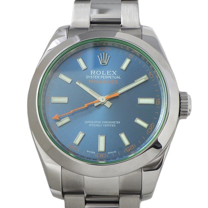 Rolex Oyster Perpetual Milgauss 116400GV Z Blue Dial - Exceptional Craftsmanship