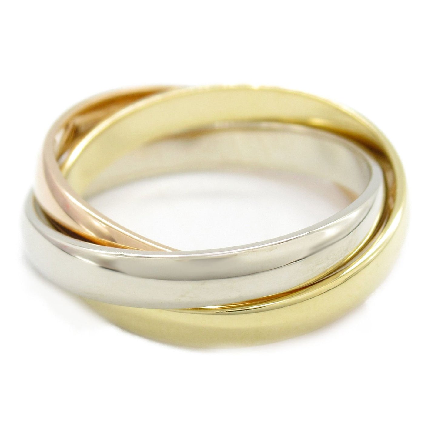 Cartier Trinity Ring in K18 Yellow, White & Pink Gold - Unisex