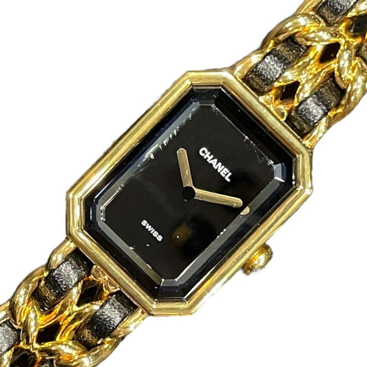 CHANEL Première L H0001 Gold Plated Women's Watch - Timeless Elegance