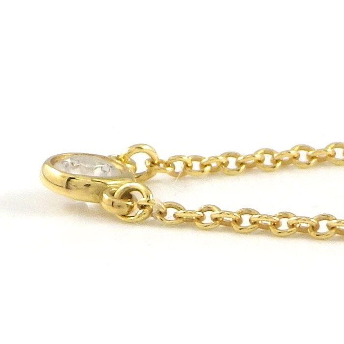 Tiffany & Co. By The Yard Single Diamond Necklace in 18K Yellow Gold